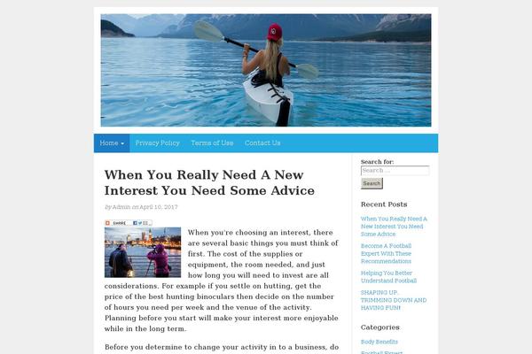 BlogKori theme site design template sample