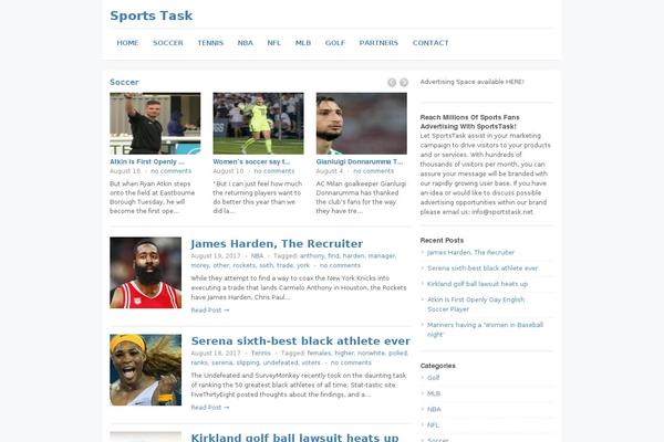 Max theme site design template sample