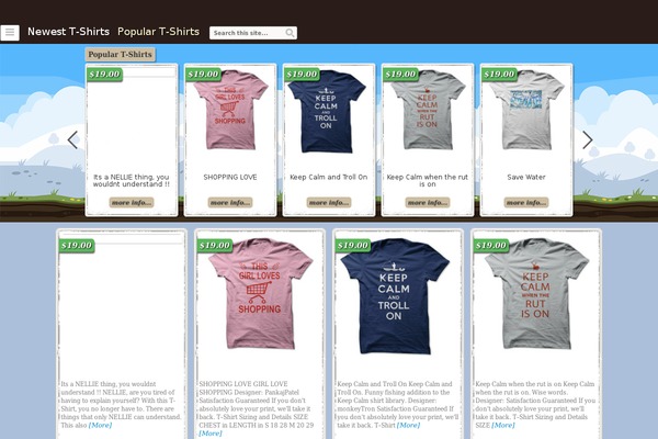 Site using Crafty Social Buttons plugin