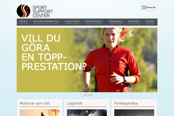 Balance theme site design template sample