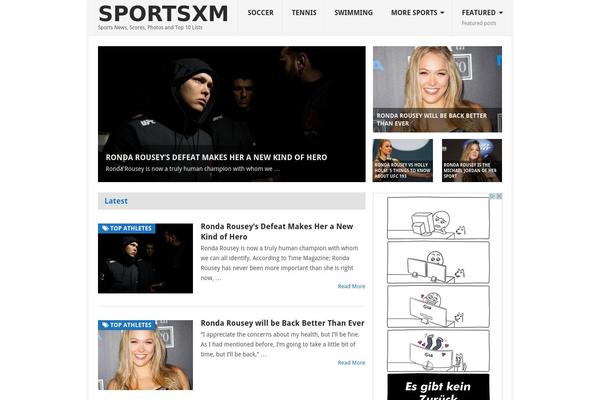 Site using Ad-ace plugin