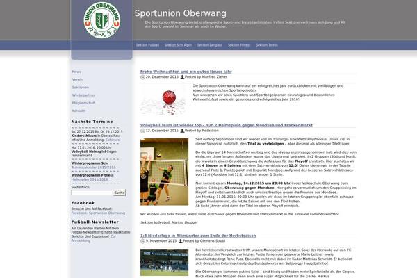 Blueline theme site design template sample