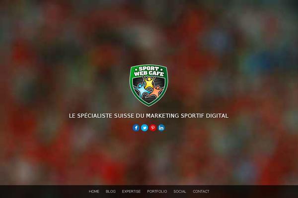 Parallax theme site design template sample