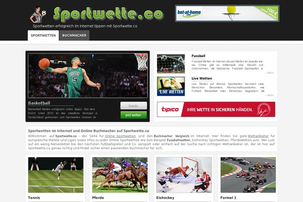 sportwette theme websites examples