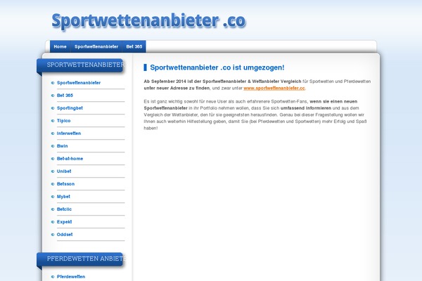 WordPress website example screenshot