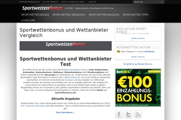Sportsbook theme site design template sample
