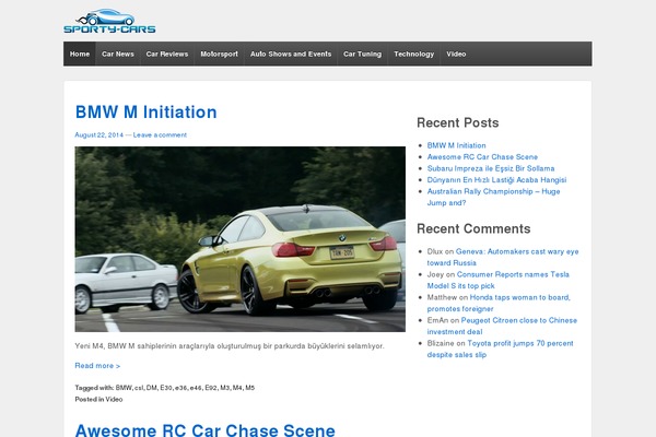Light theme site design template sample