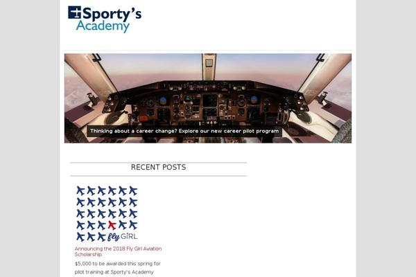 Voyage theme site design template sample