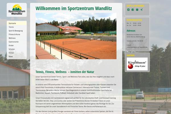 Fullscreen theme site design template sample