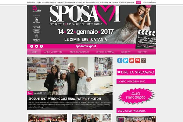 Site using Accesspress-social-pro plugin