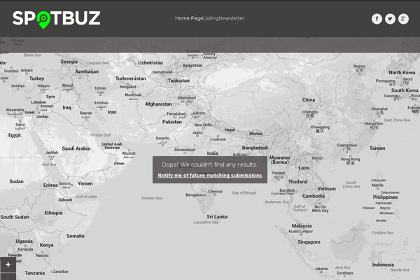 SpotFinder theme site design template sample