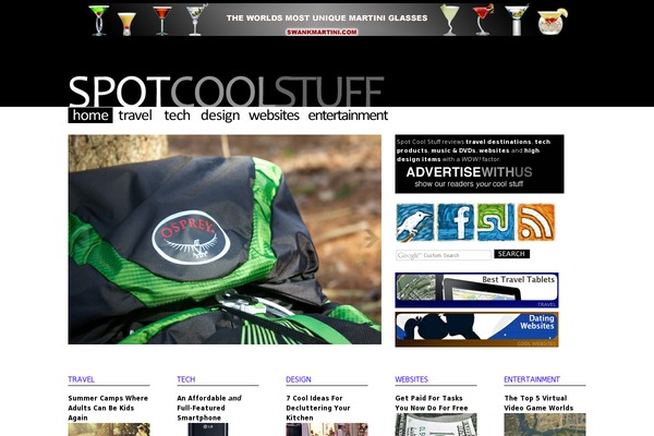 spotcoolstuff.com site used Monochrome_gallery