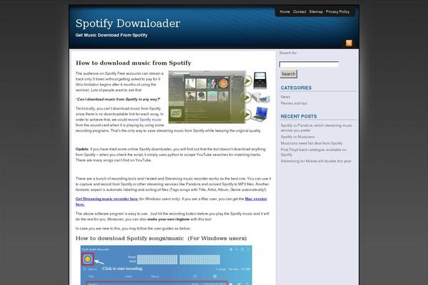 Sleek theme site design template sample