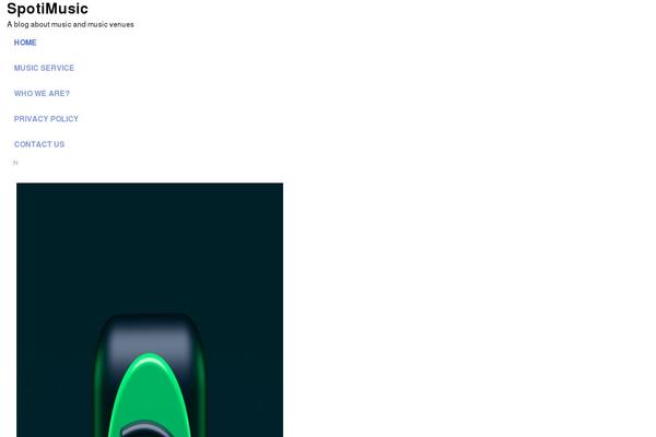 spotizr.com site used Recent-blog