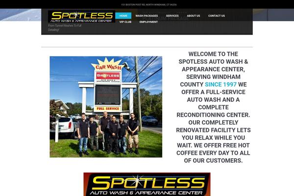 Carwash theme site design template sample