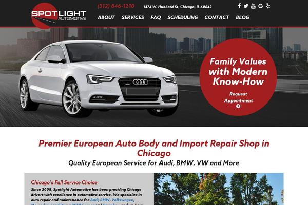 spotlightautoservice.com site used Autoshopsolutions-master