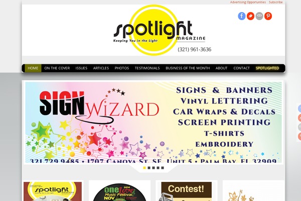 Site using Featured Image Thumbnail Grid plugin