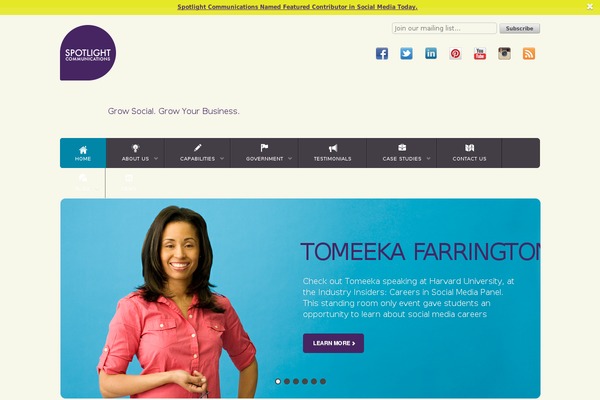Symple theme site design template sample