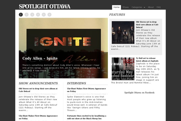 Berlin theme site design template sample