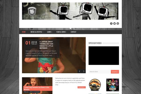 Unicorn theme site design template sample