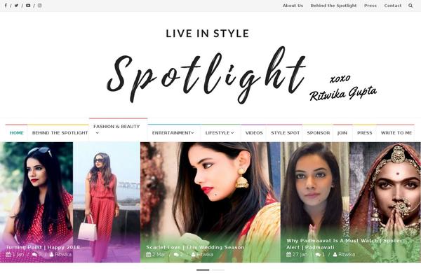 spotlightxoxo.com site used Wpex-freshandclean