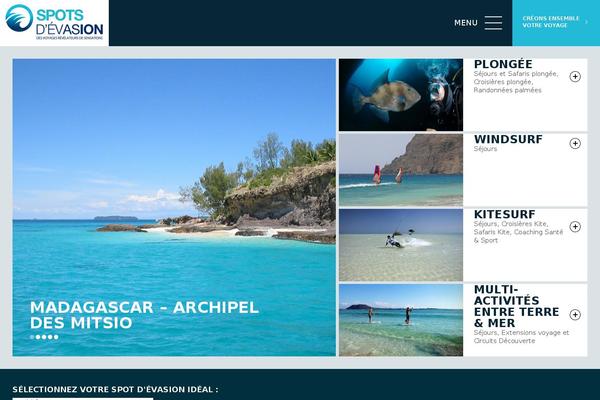 spots-evasion.com site used Spots