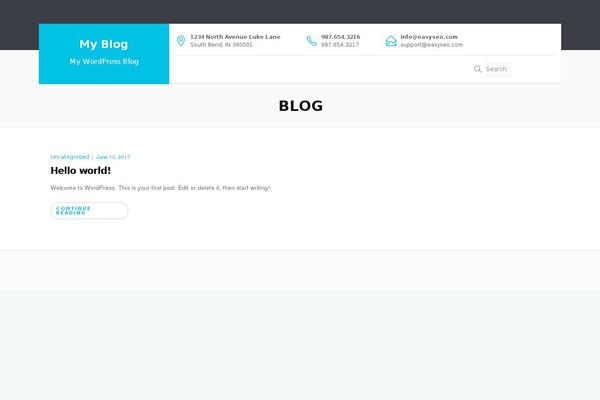 FoundationPress theme site design template sample