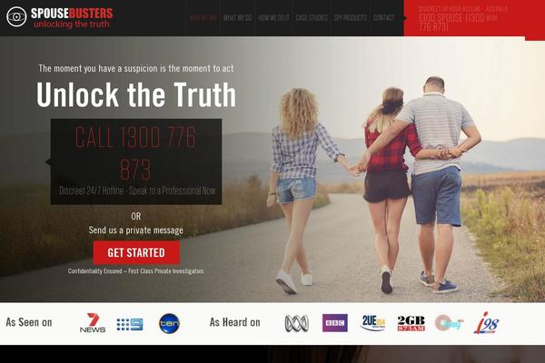 spousebusters.com.au site used Child-custom-theme