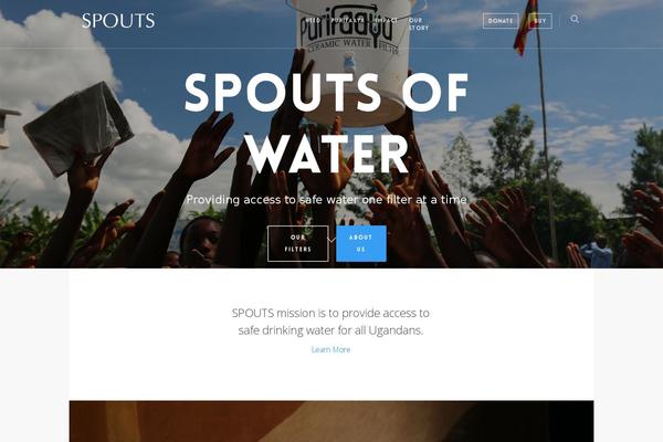 spoutsofwater.org site used Spouts