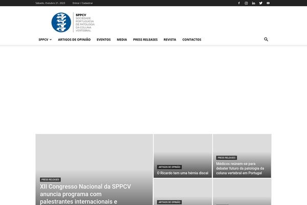 Newspaper Child theme site design template sample