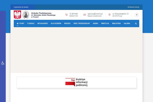 Bizix theme site design template sample