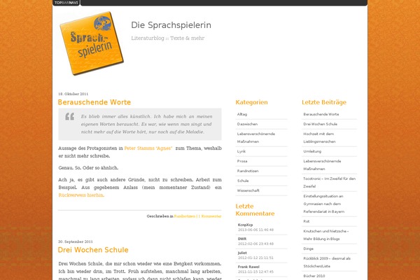 Enlightenment theme site design template sample