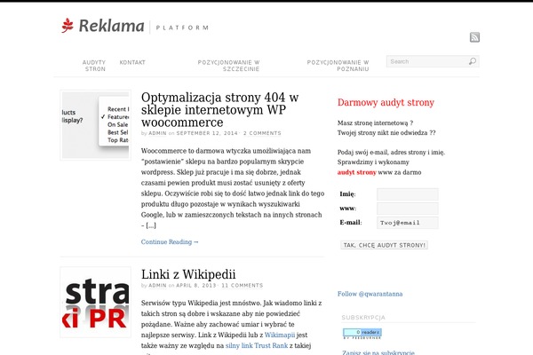 Site using Author Product Review plugin