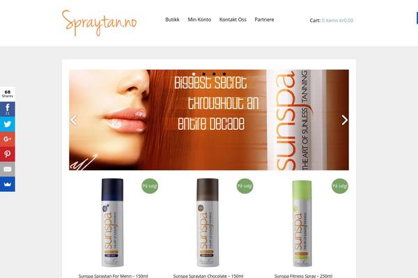 spraytan.no site used Eco Gray