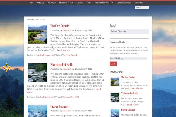 Path theme site design template sample