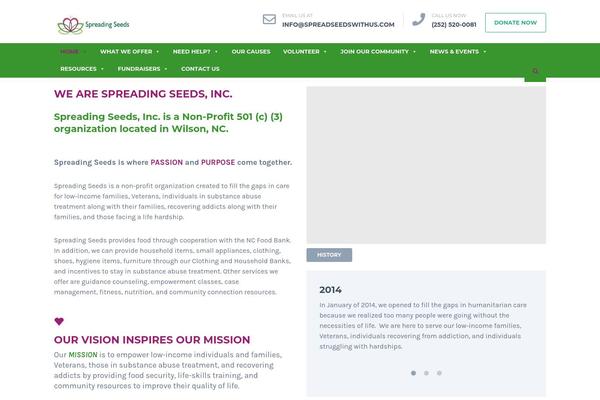 Helpinghands theme site design template sample