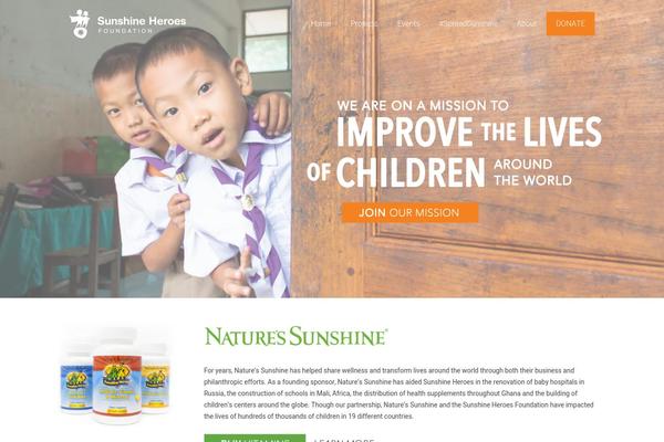 Zephyr theme site design template sample