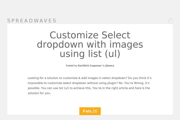 Serene theme site design template sample