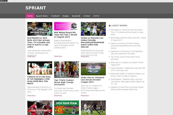 Portal theme site design template sample