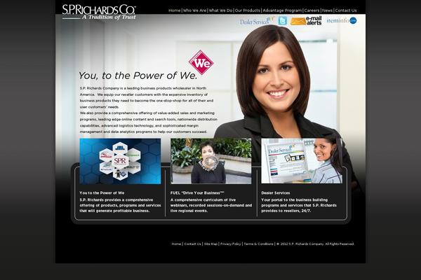 SPR theme websites examples