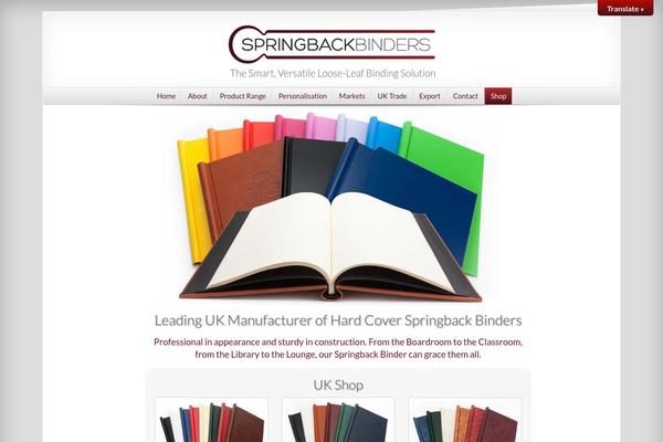 springback theme websites examples