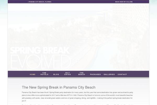 springbreakhq.com site used Divi-mmm