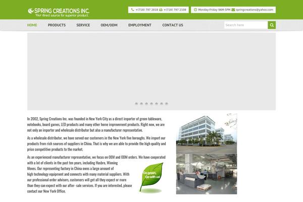 Venedor theme site design template sample