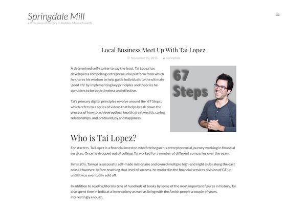 Zircone theme site design template sample