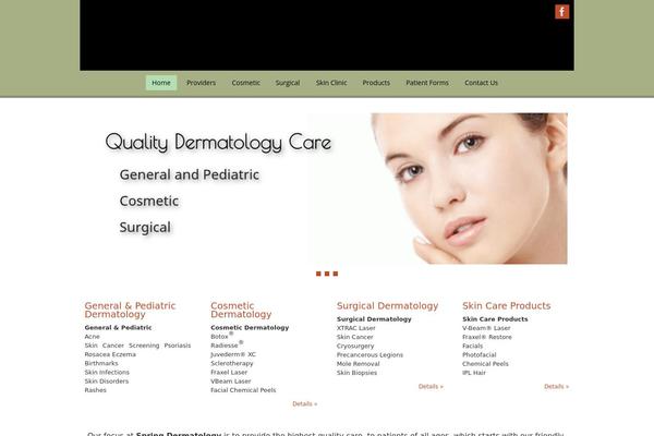 Parabola theme site design template sample