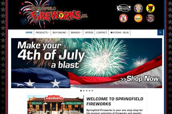 Springfield theme site design template sample