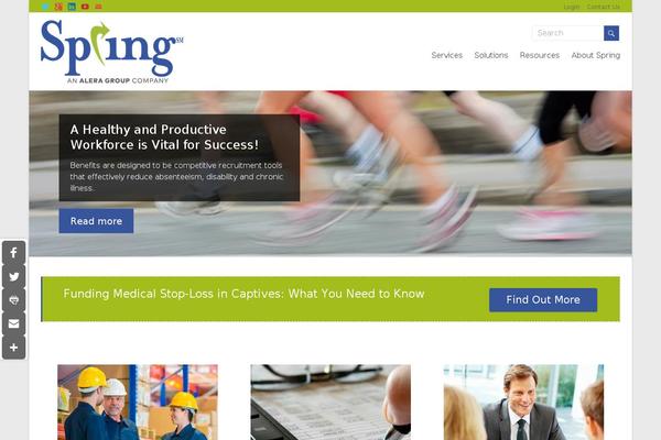 Site using Simple Contact Info plugin