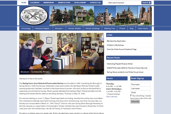 Gazette theme site design template sample