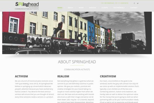 Patti theme site design template sample
