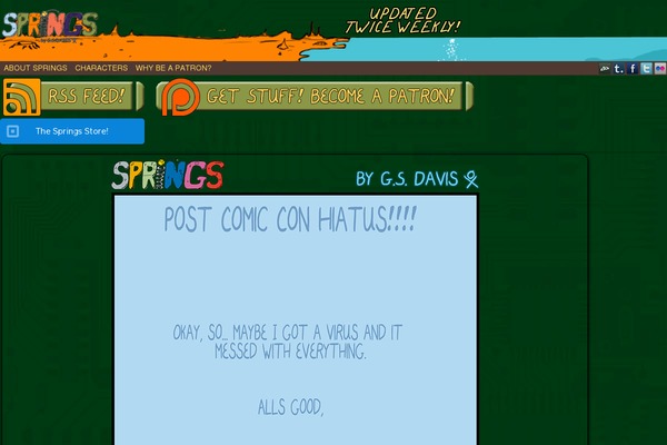 ComicPress theme site design template sample